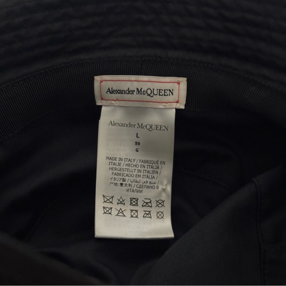 Alexander McQueen Dark Gray Hat - Picture 2 of 2